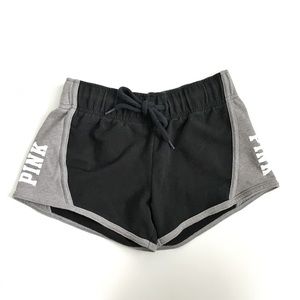 PINK Victoria’s Secret Black & Gray Lounge Shorts